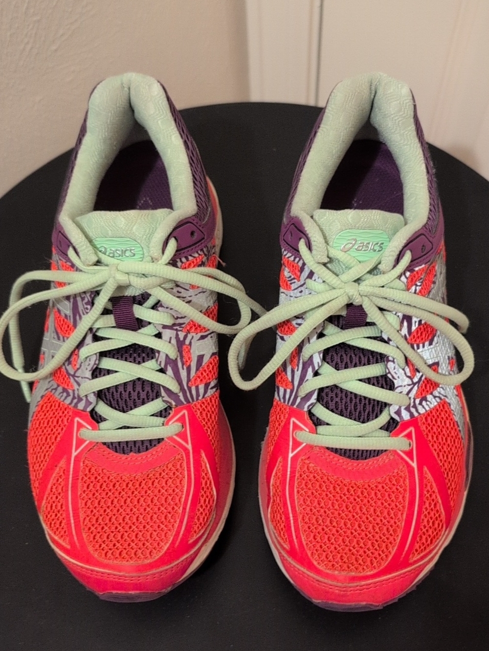 Asics Coral Pink, Purple & Mint Women's Running Shoes